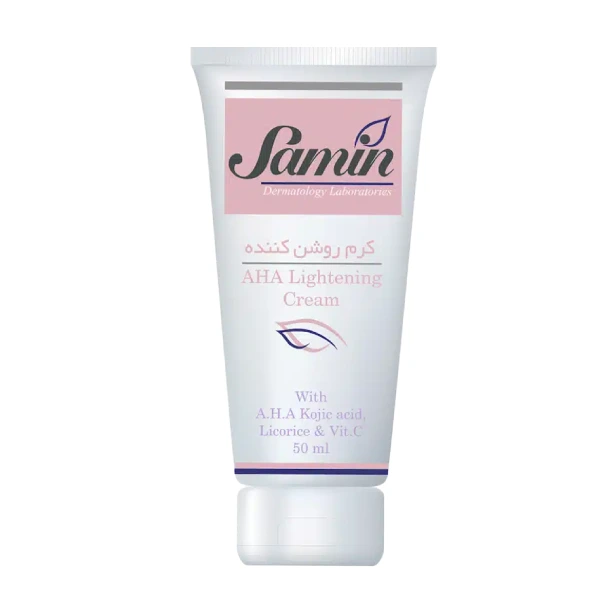 کرم روشن کننده ثمین حاوی AHA 12% | ضد لک، کک و مک و چروک سطحی