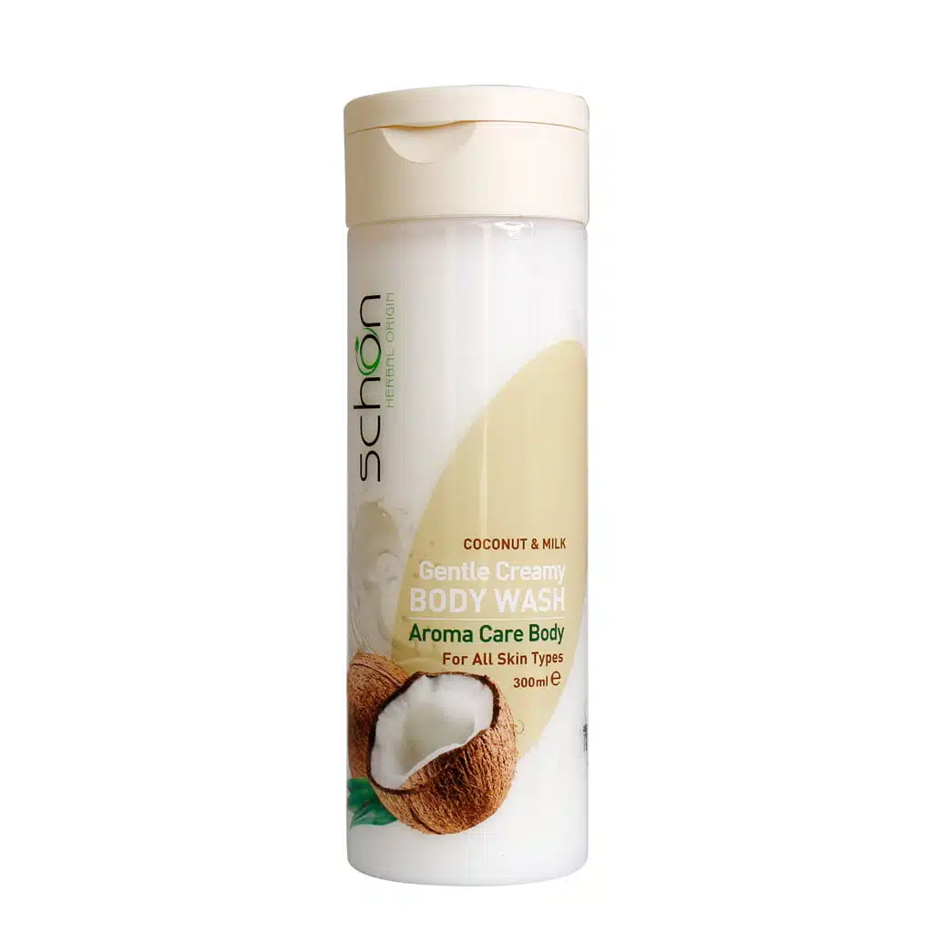 شامپو بدن کرمی شون مدل شیر نارگیل(Coconut milk)حجم 300 میلی لیتر