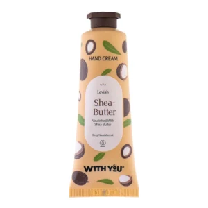 کرم مرطوب‌کننده و آبرسان دست ویت یو مدل Shea Butter حجم 50 میلی‌لیتر