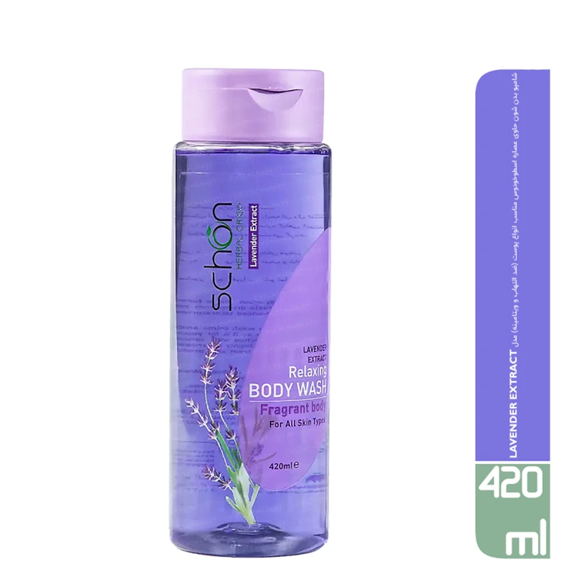شامپو بدن شون مدل اسطوخودوس Lavender حجم 420 میلی لیتر