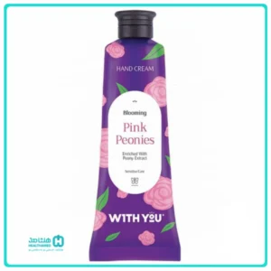کرم مرطوب‌کننده ویت یو مدل Pink Peonies حاوی عصاره گل پیونی حجم 50 میلی‌لیتر