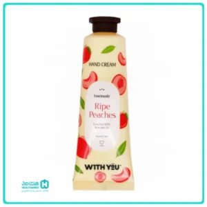 کرم مرطوب کننده ویت یو مدل Ripe Peaches حاوی عصاره هلو و روغن آووکادو حجم 50 میلی لیتر