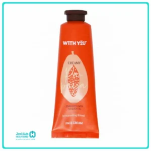 کرم مرطوب کننده ویت یو مدل Papaya حاوی عصاره پاپایا و روغن بائوباب حجم 50 میلی لیتر