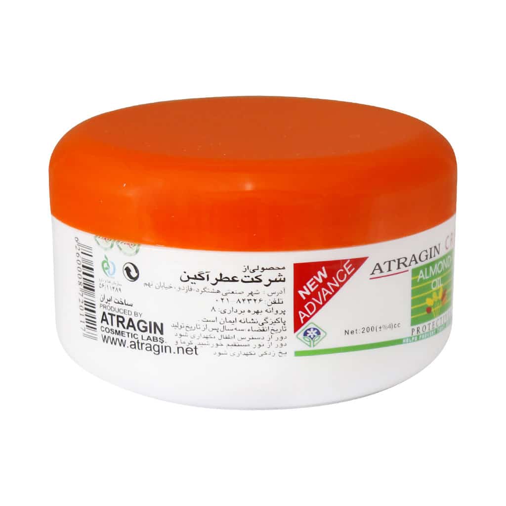 کرم مرطوب کننده روغن بادام عطرآگین 200 میلی لیتر